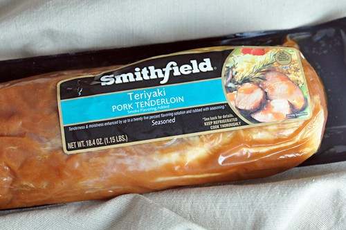 Smithfield Pork Tenderloin
 Seared Teriyaki Pork Tenderloin with Wasabi Gingered Soy Sauce
