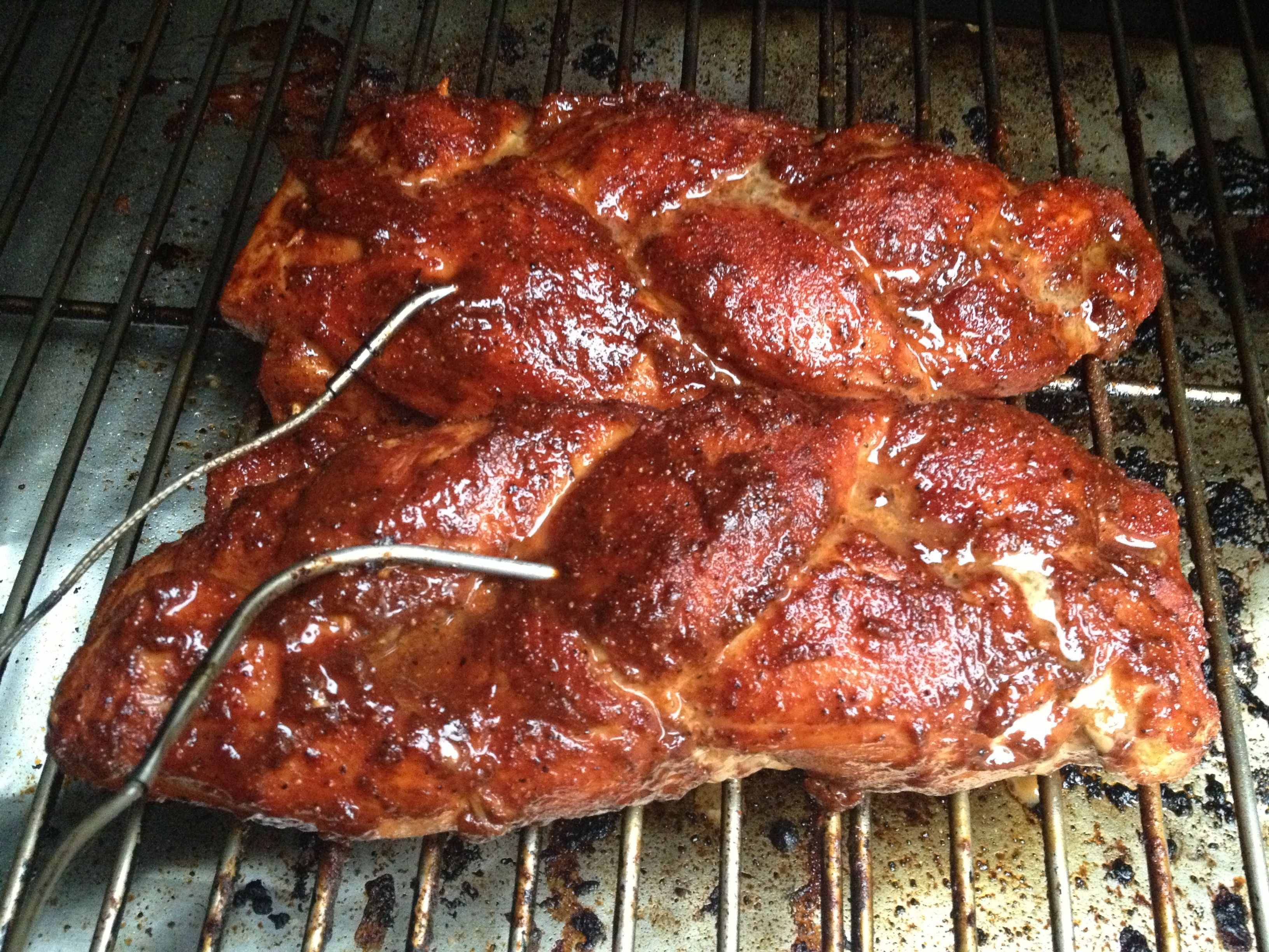 Smoke Pork Loin Temperature
 I smoked each loin on my Green Mountain Grill at 175