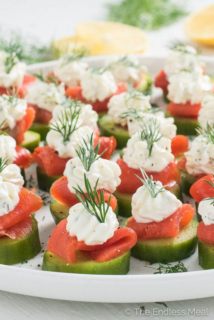 Smoked Salmon Appetizer With Cucumber
 Mini Cucumber Smoked Salmon Appetizer Bites with Lemon