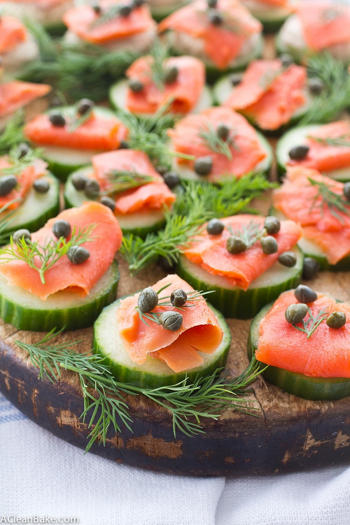 Smoked Salmon Appetizer With Cucumber
 Smoked Salmon Cucumber Bites