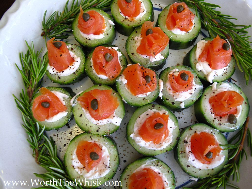 Smoked Salmon Appetizer With Cucumber
 Smoked Salmon Cucumber Appetizer