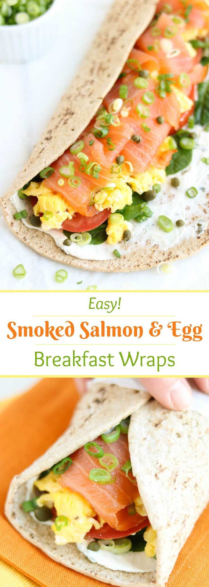 Smoked Salmon Breakfast
 Ready in just minutes Warm fluffy eggs with luxurious