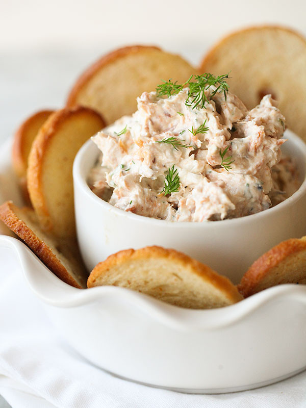 Smoked Salmon Spread
 salmon dip cream cheese