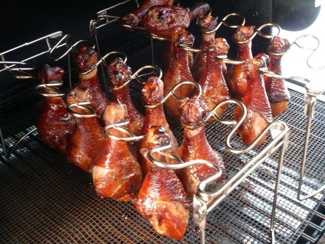 Smoking Chicken Legs
 Smoked Marinaded Chicken Drumsticks Smokin Pete s BBQ