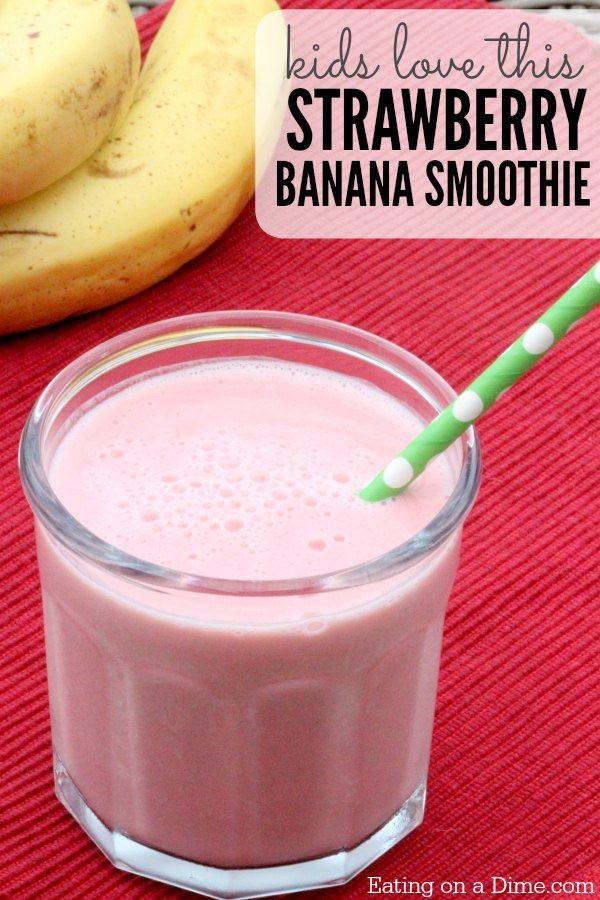 Smoothie Recipes Without Yogurt
 Yogurt Strawberry Banana Smoothie Recipe Eating on a Dime