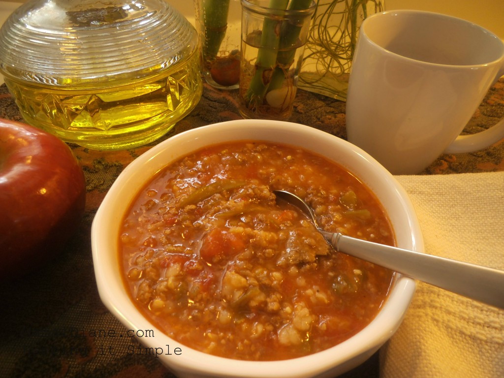 Soup With Ground Beef
 Ground Beef Soup – Mamal Diane