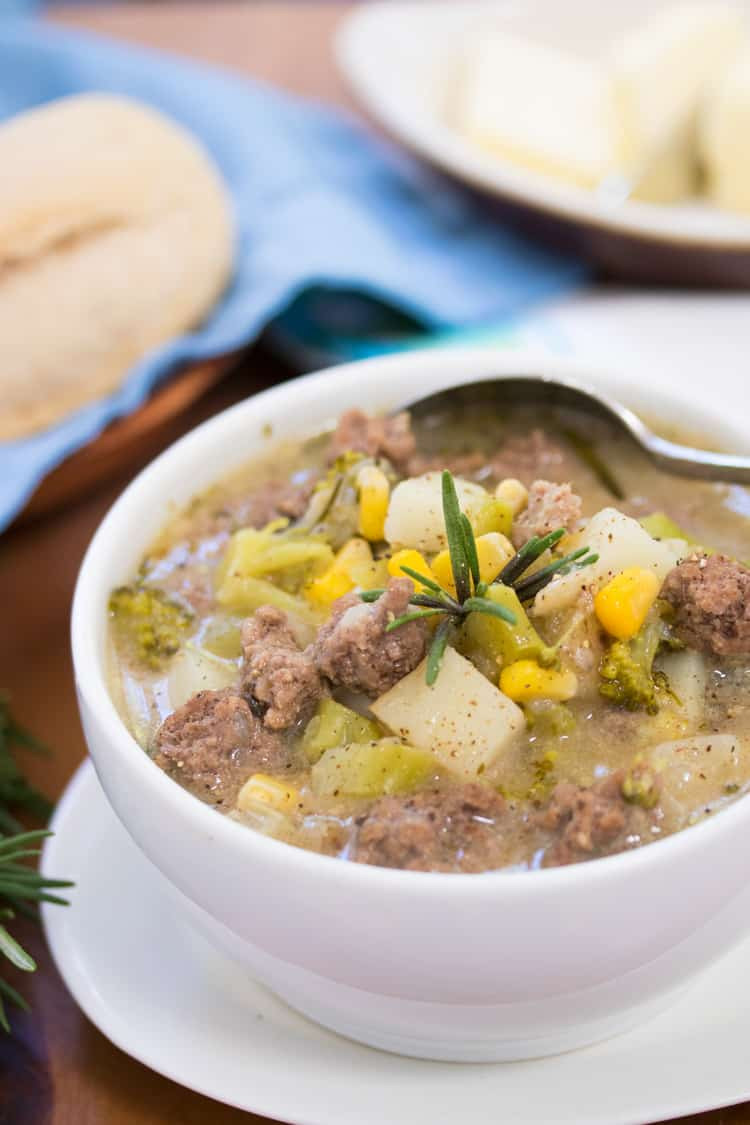 Soup With Ground Beef
 Hamburger Soup The Cozy Cook