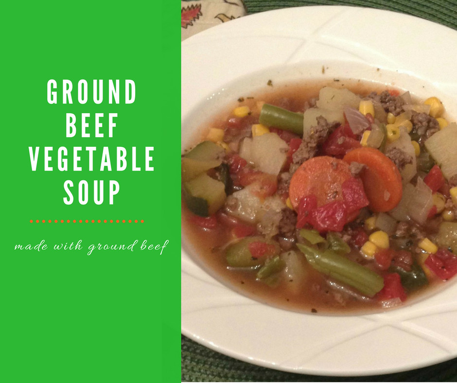 Soup With Ground Beef
 Beef Recipes