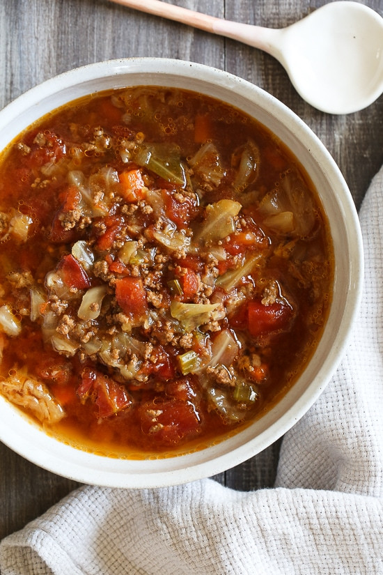 Soup With Ground Beef
 Chunky Beef Cabbage and Tomato Soup Instant Pot or Stove