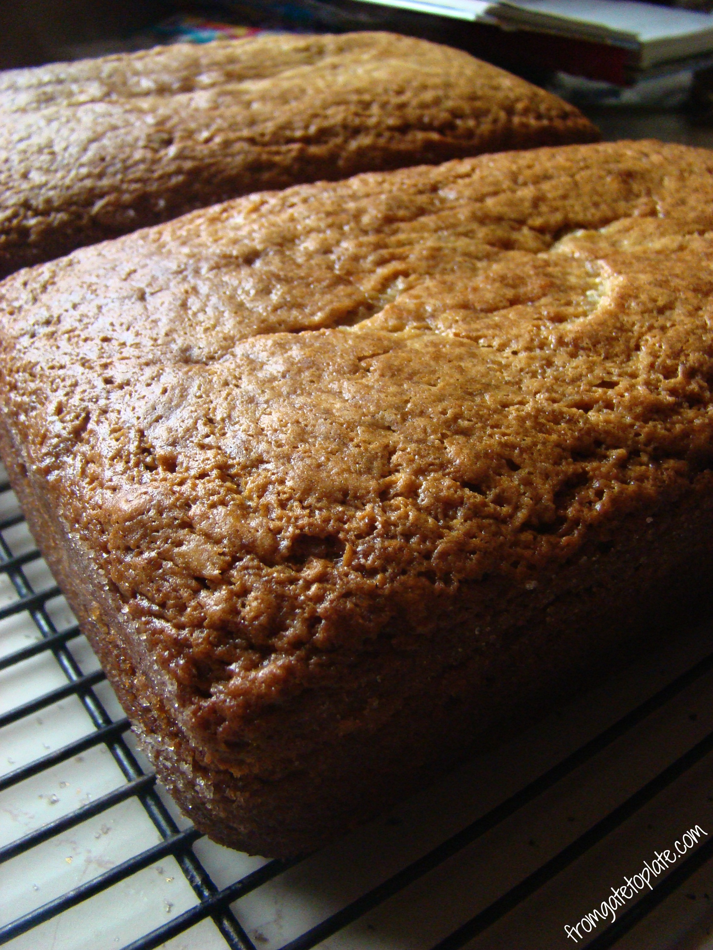 Sour Cream Banana Bread
 Sour Cream Banana Bread From Gate to Plate