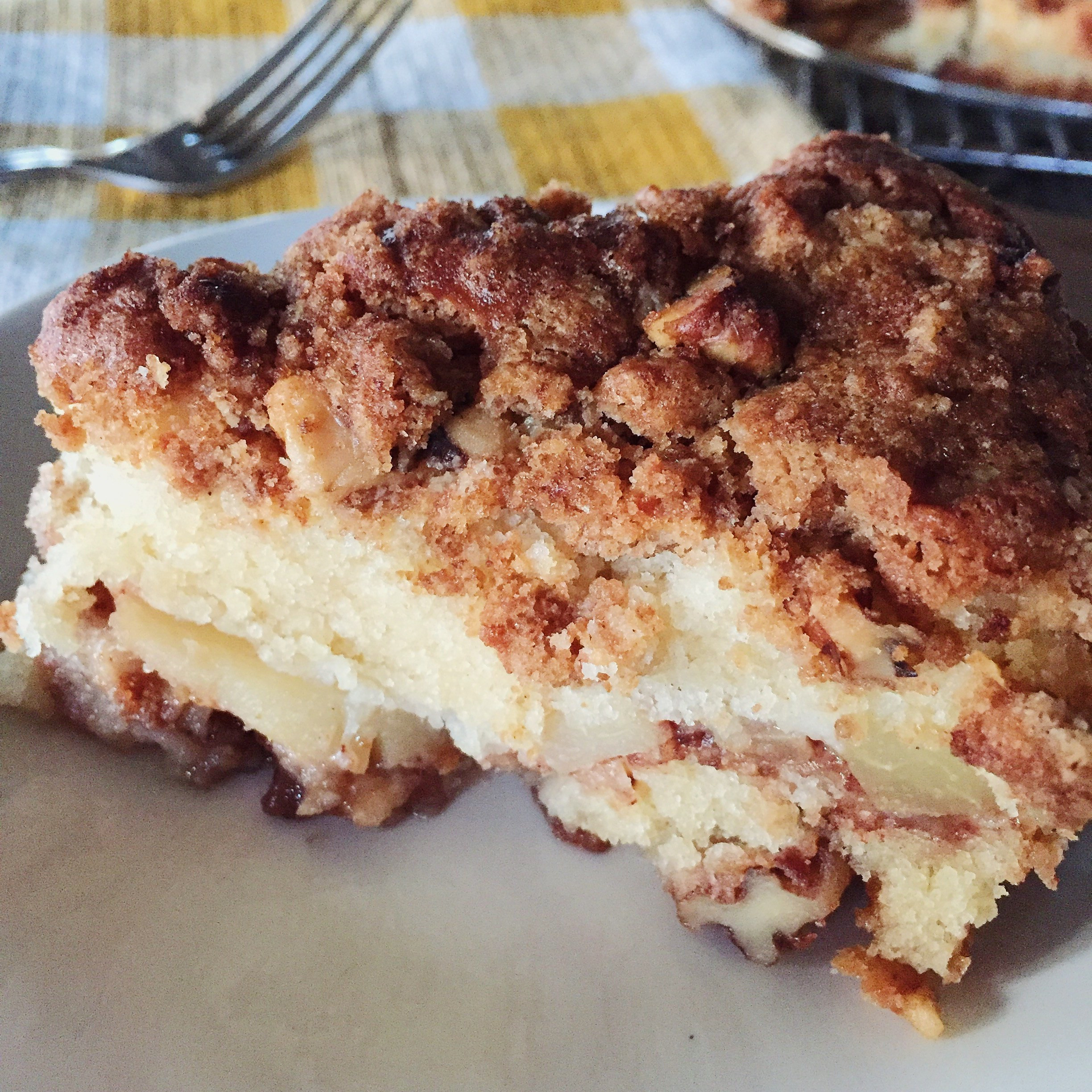 Sour Cream Coffee Cake
 Autumn Walnut Pear Sour Cream Coffee Cake jane at home