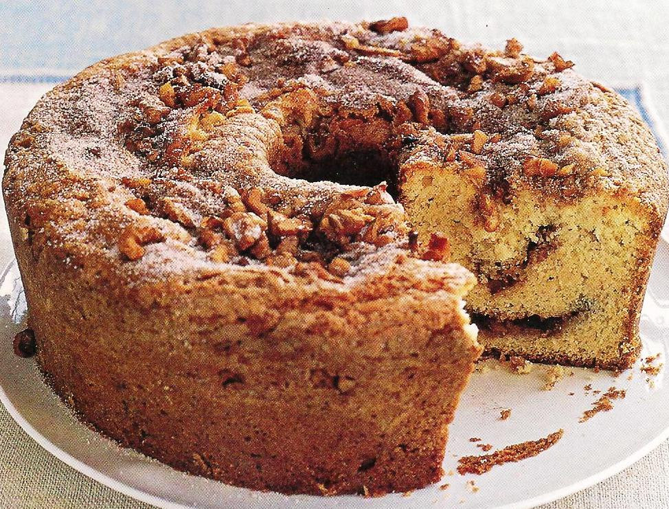 Sour Cream Coffee Cake
 Sour Cream Coffee Cake with Cinnamon Walnut Topping