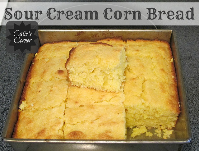 Sour Cream Cornbread
 Catie s Corner Sour Cream Corn Bread