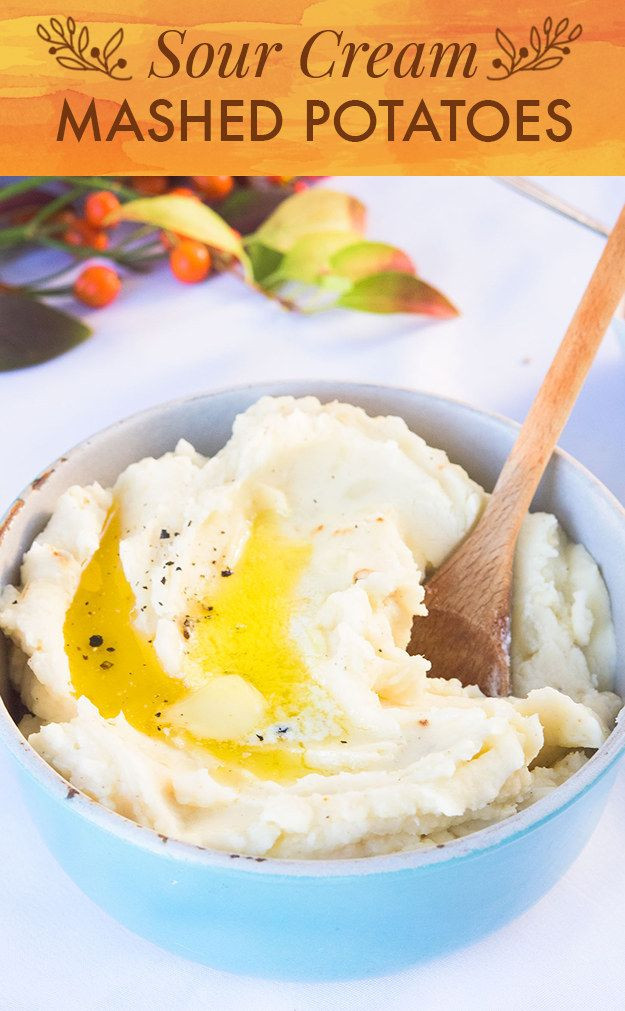 Sour Cream Mashed Potatoes
 How To Host Thanksgiving For The First Time Ever For