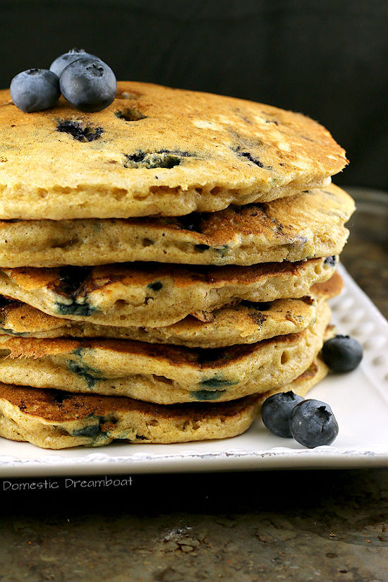 Sourdough Starter Pancakes
 Overnight Blueberry Sourdough Pancakes