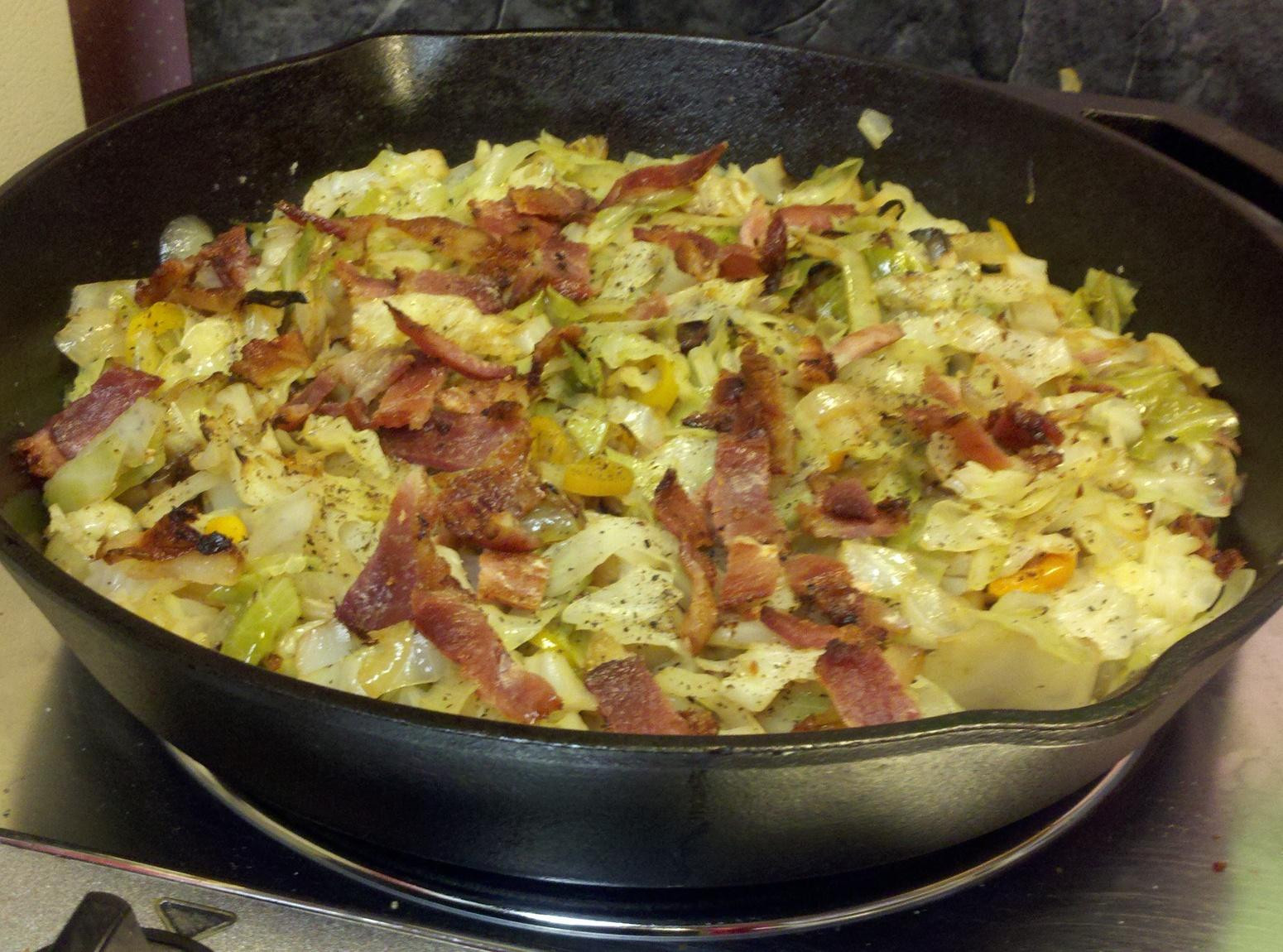 Southern Bacon Fried Cabbage
 Southern Fried Cabbage Recipe