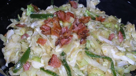 Southern Bacon Fried Cabbage
 This 5 Ingre nt Southern Bacon Fried Cabbage Recipe Is