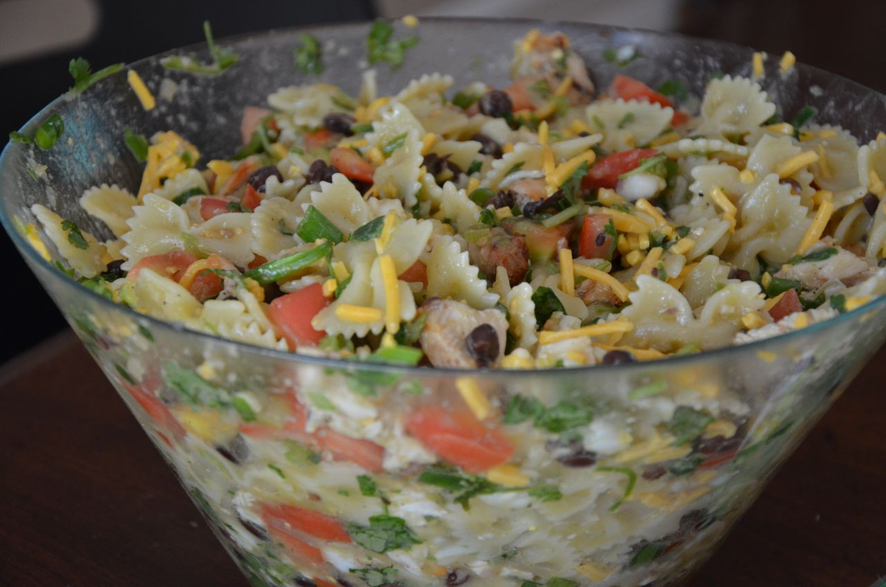 Southwest Pasta Salad
 Recipe Shoebox Southwestern Pasta Salad