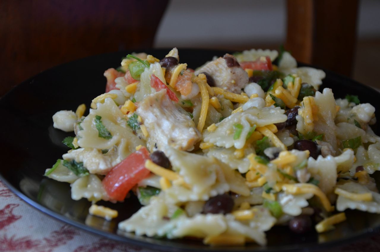 Southwest Pasta Salad
 Recipe Shoebox Southwestern Pasta Salad