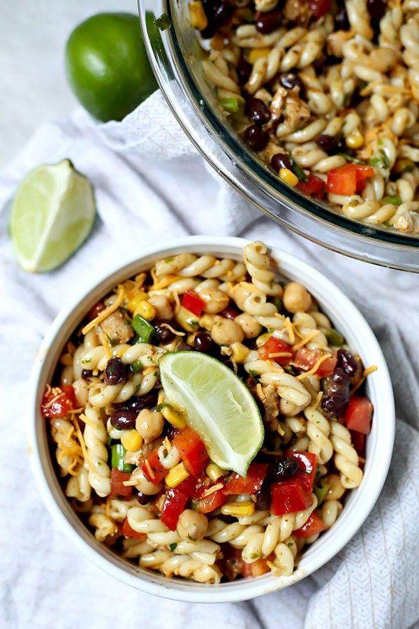 Southwest Pasta Salad
 Southwest Pasta Salad with Cilantro Lime Dressing • Food