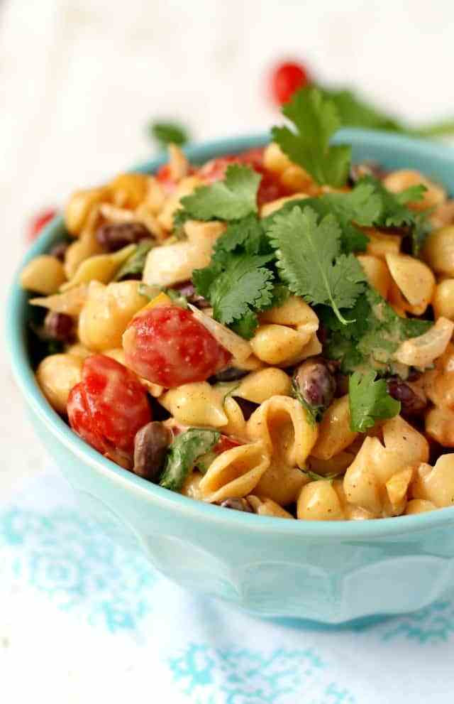 Southwest Pasta Salad
 Crowd Pleasing Southwest Pasta Salad The Pretty Bee