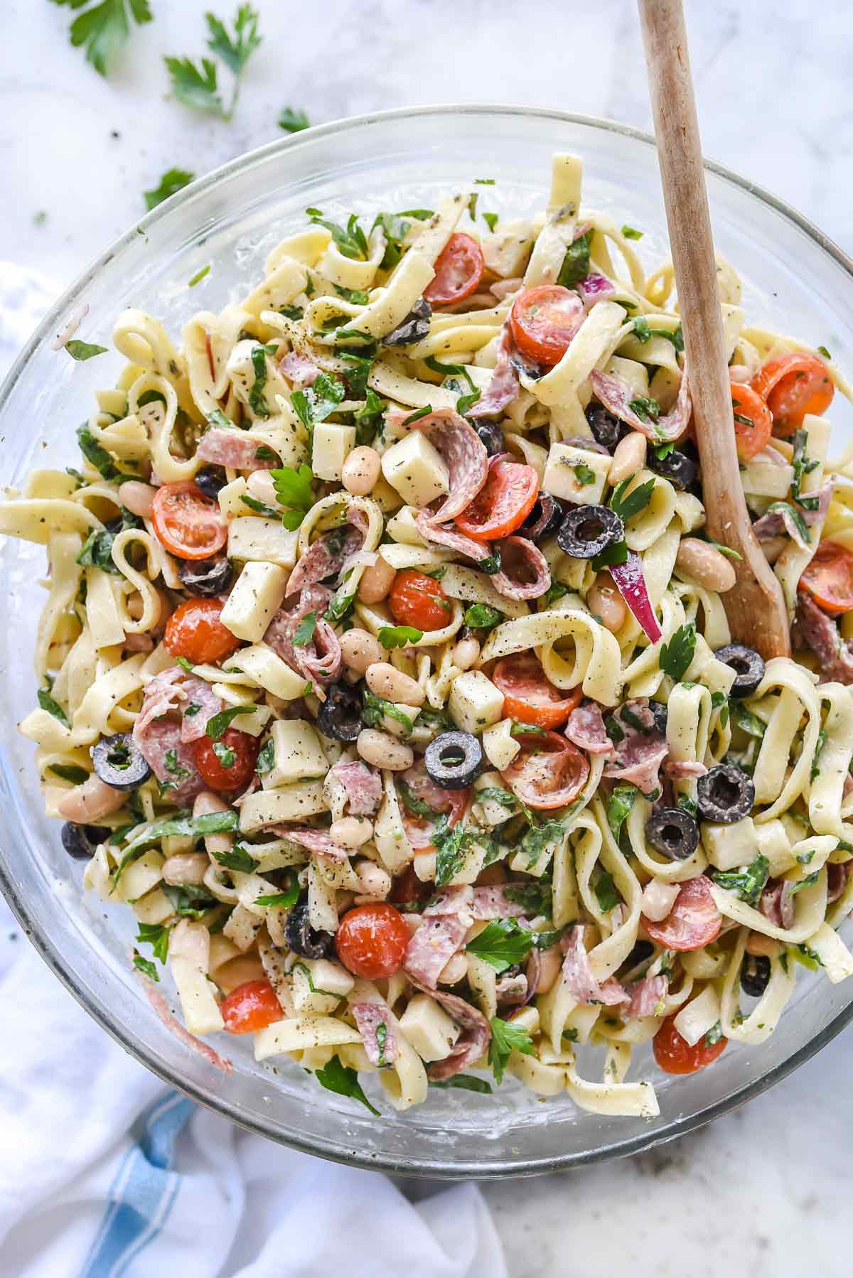 Spaghetti Salad Recipe
 Creamy Tuscan Pasta Salad