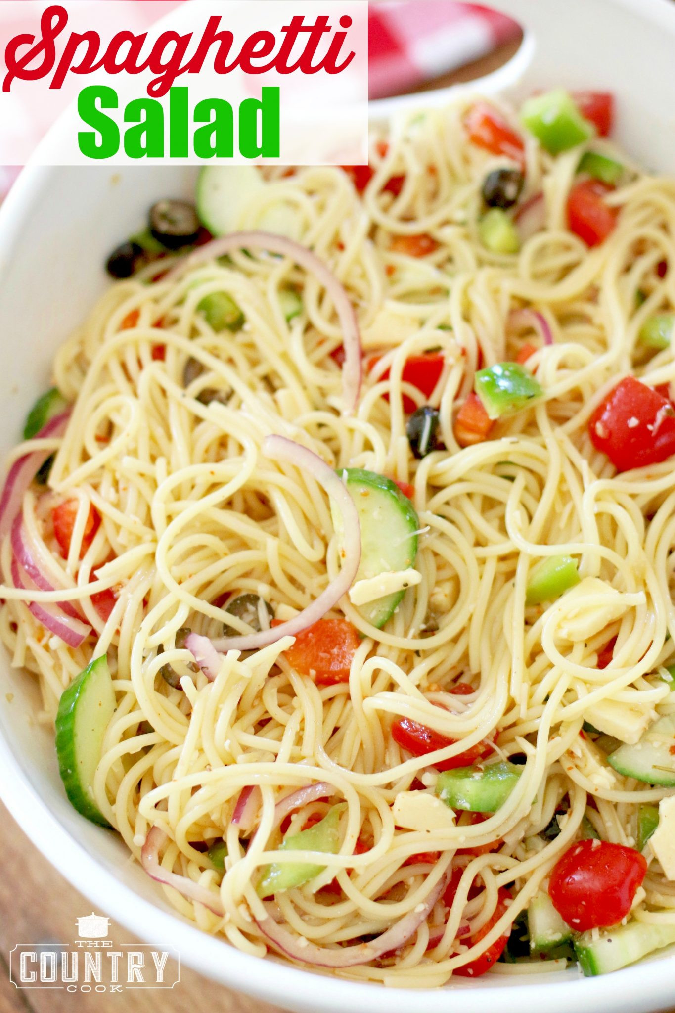 Spaghetti Salad Recipe
 Spaghetti Salad The Country Cook