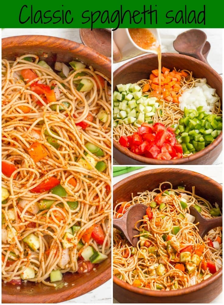 Spaghetti Salad Recipe
 Classic spaghetti salad Family Food on the Table