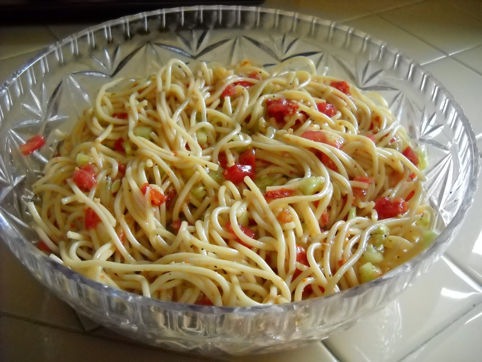 Spaghetti Salad Recipes
 A Diva s Garden Spaghetti Salad Recipe