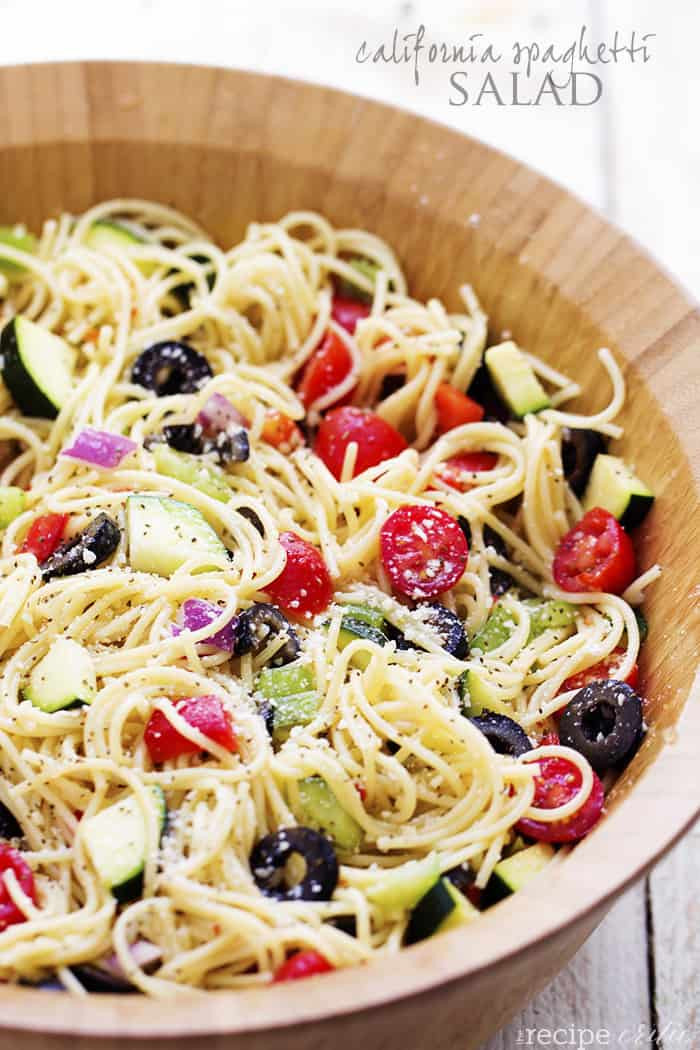 Spaghetti Salad Recipes
 California Spaghetti Salad