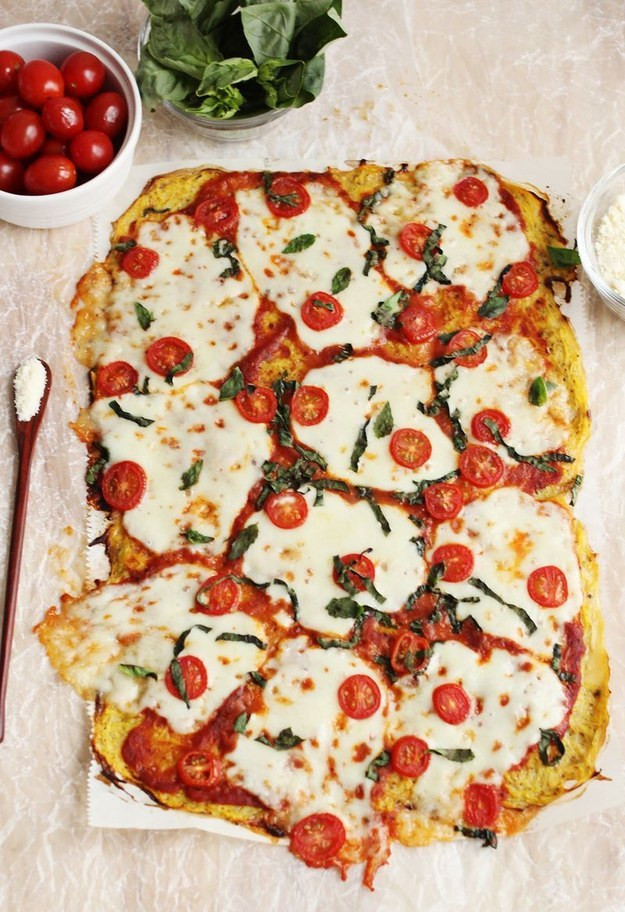 Spaghetti Squash Pizza Crust
 24 Low Carb Spaghetti Squash Recipes That Are Actually