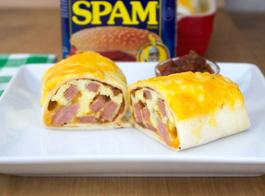 Spam Breakfast Recipes
 Spam Breakfast Burritos Recipe