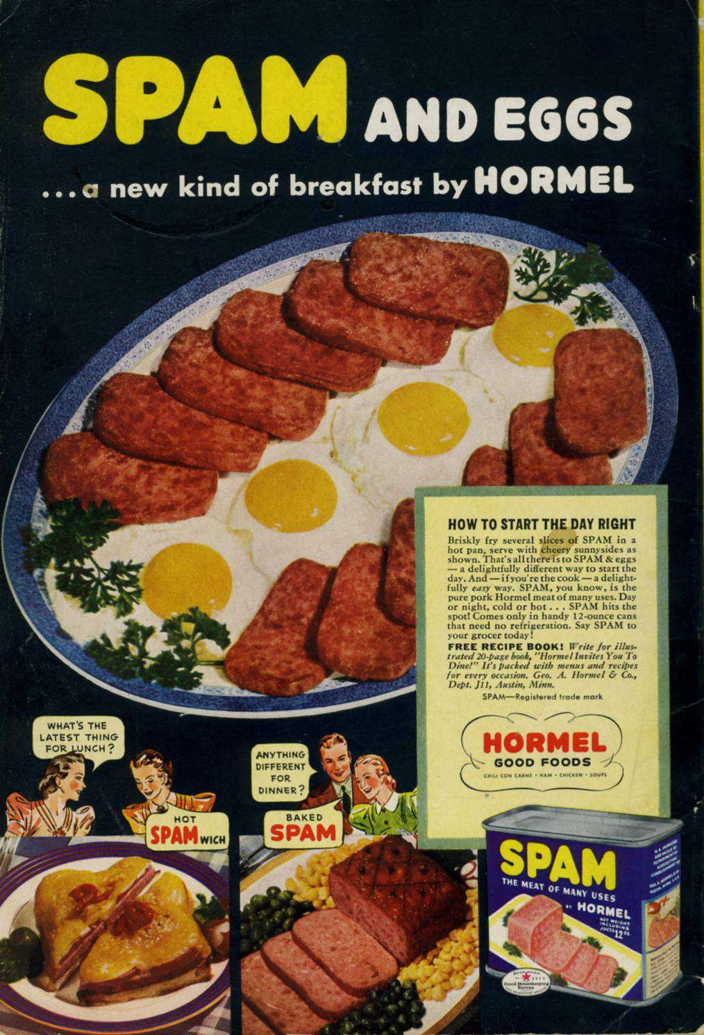 Spam Breakfast Recipes
 7 Vintage Spam Breakfast Recipes That You Might Actually