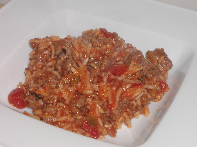 Spanish Rice With Ground Beef
 The Cookbook Junkie Not too proud to cook with Rice A Roni