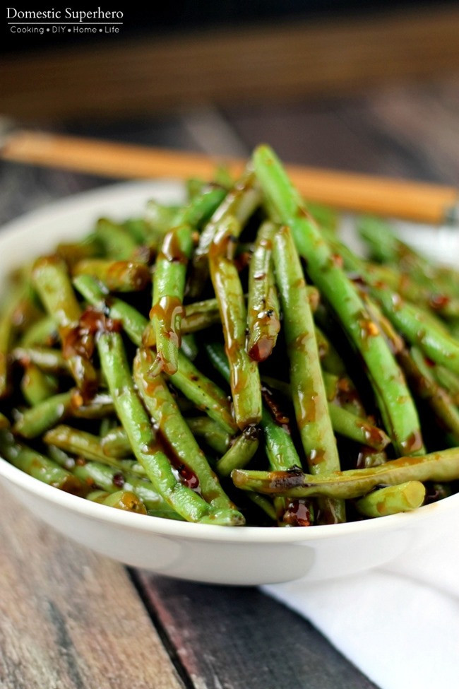 Spicy Green Bean
 Copycat PF Chang s Spicy Green Beans Domestic Superhero