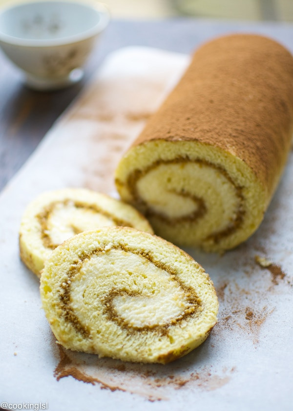 Sponge Cake Rolls
 Tiramisu Cake Roll Recipe