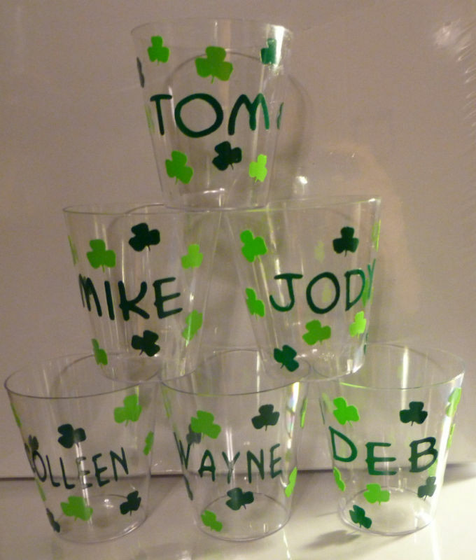 St Patrick'S Day Desserts
 PERSONALIZED Irish Shot Glasses for ST PATRICK S DAY