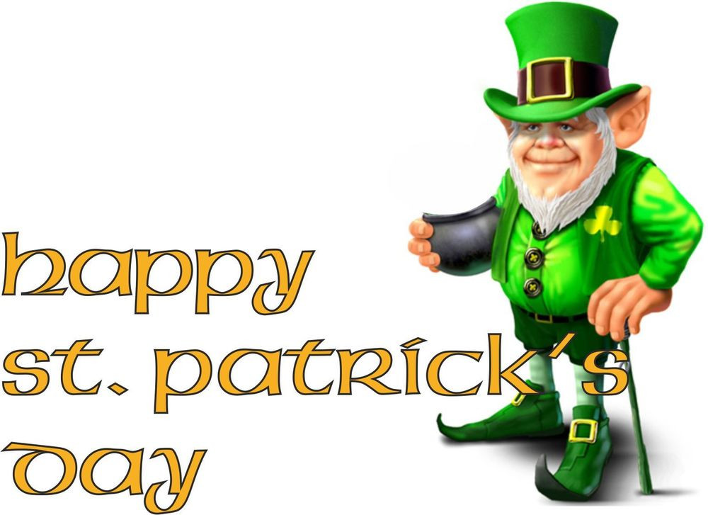 St Patrick'S Day Desserts
 St PATRICK S DAY IRON ON T SHIRT TRANSFER LEPRECHAUN