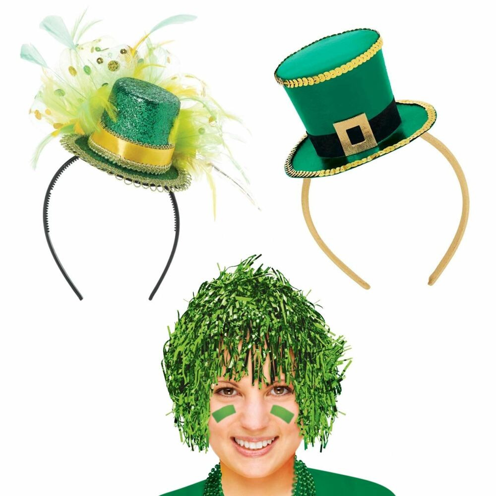 St Patrick'S Day Desserts
 St Patrick s Day Wig Fancy Headband Bopper Top Hat