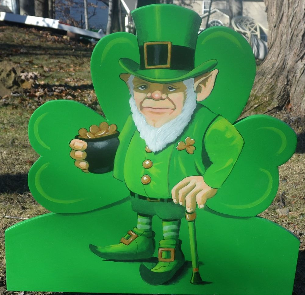 St Patrick'S Day Desserts
 lawn art lawn stake Irish Leprechaun Saint Patrick s Day