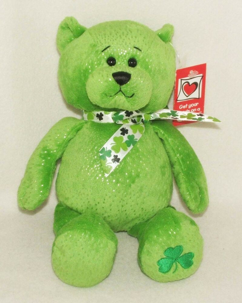 St Patrick'S Day Desserts
 St Patrick s Day Green Shimmer Clover Bear Plush from