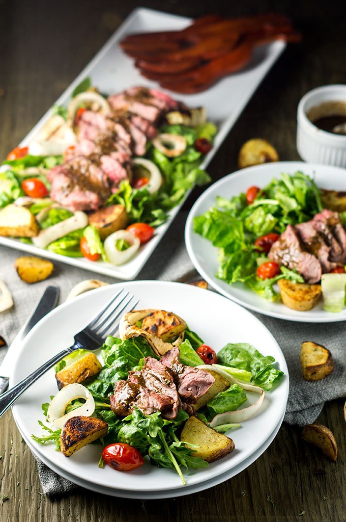 Steakhouse Potato Salad
 Steak and Potato Salad Bound By Food