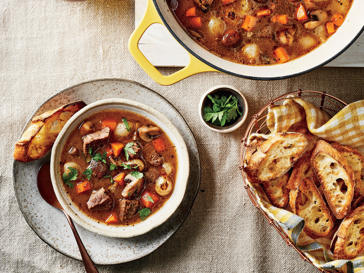 Stew Leonard'S Hours
 Beef Stew with Buttery Garlic Bread Recipe Southern Living