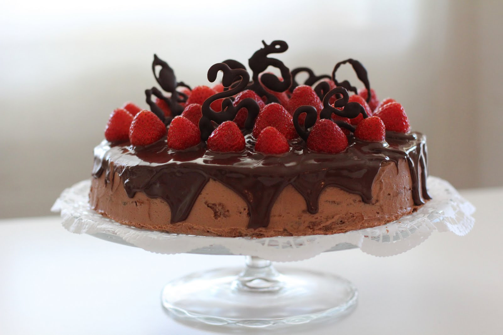 Strawberry Chocolate Cake
 Chocolate Strawberry Layer Cake