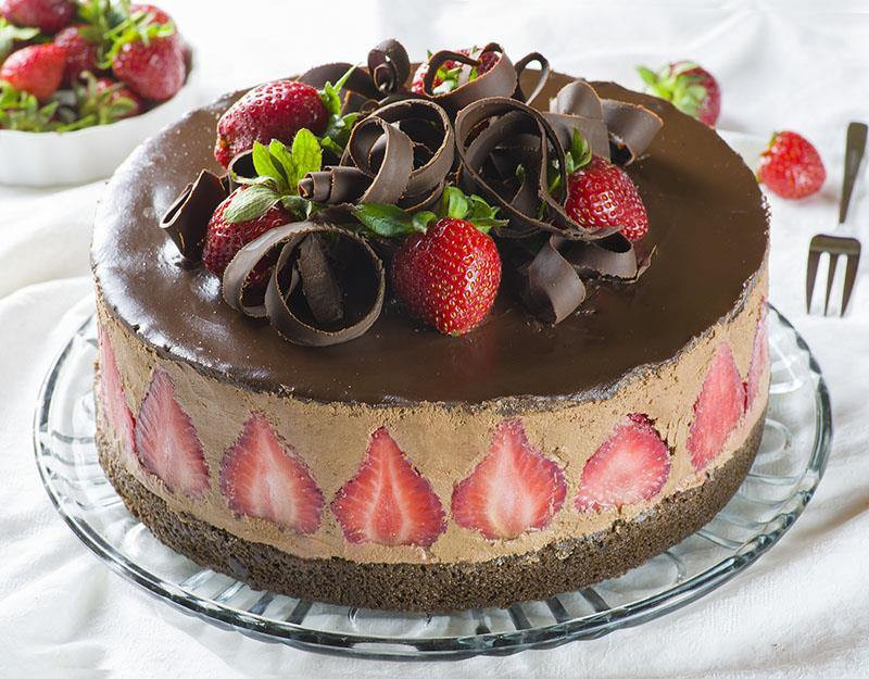 Strawberry Chocolate Cake
 Strawberry Chocolate Cake