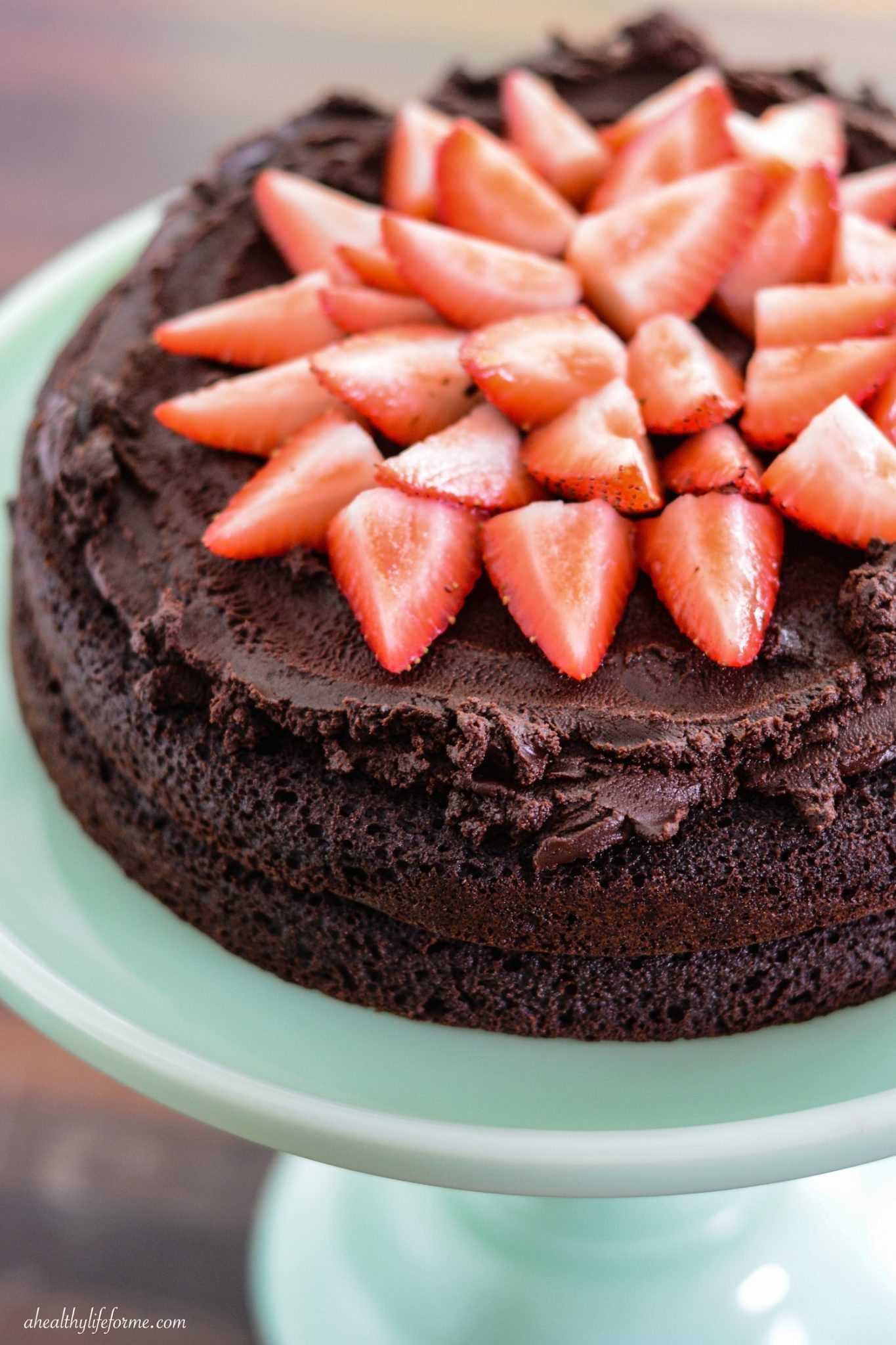 Strawberry Chocolate Cake
 Strawberry Chocolate Paleo Cake A Healthy Life For Me