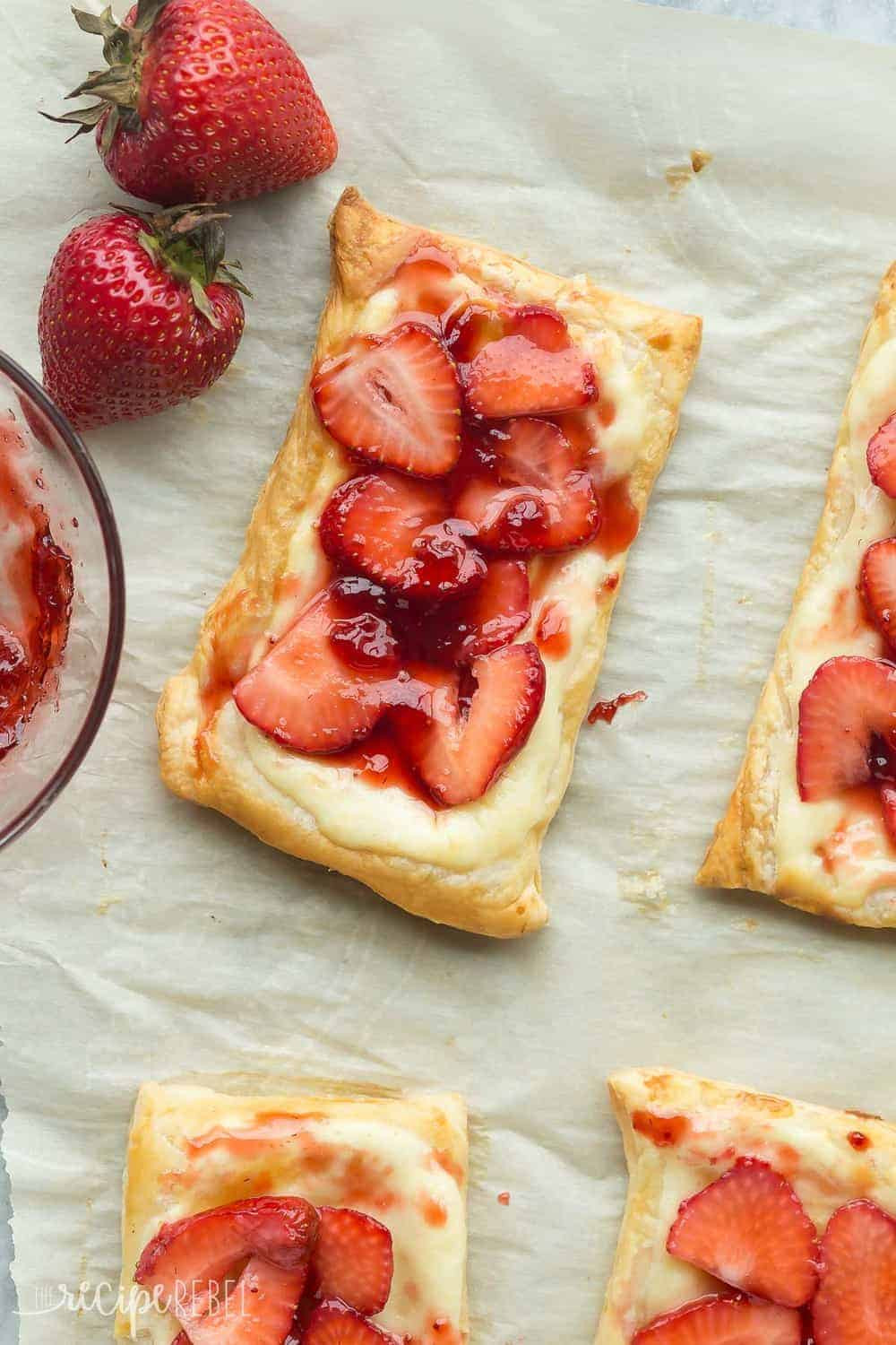 Strawberry Cream Cheese Desserts
 Strawberry Cream Cheese Danishes