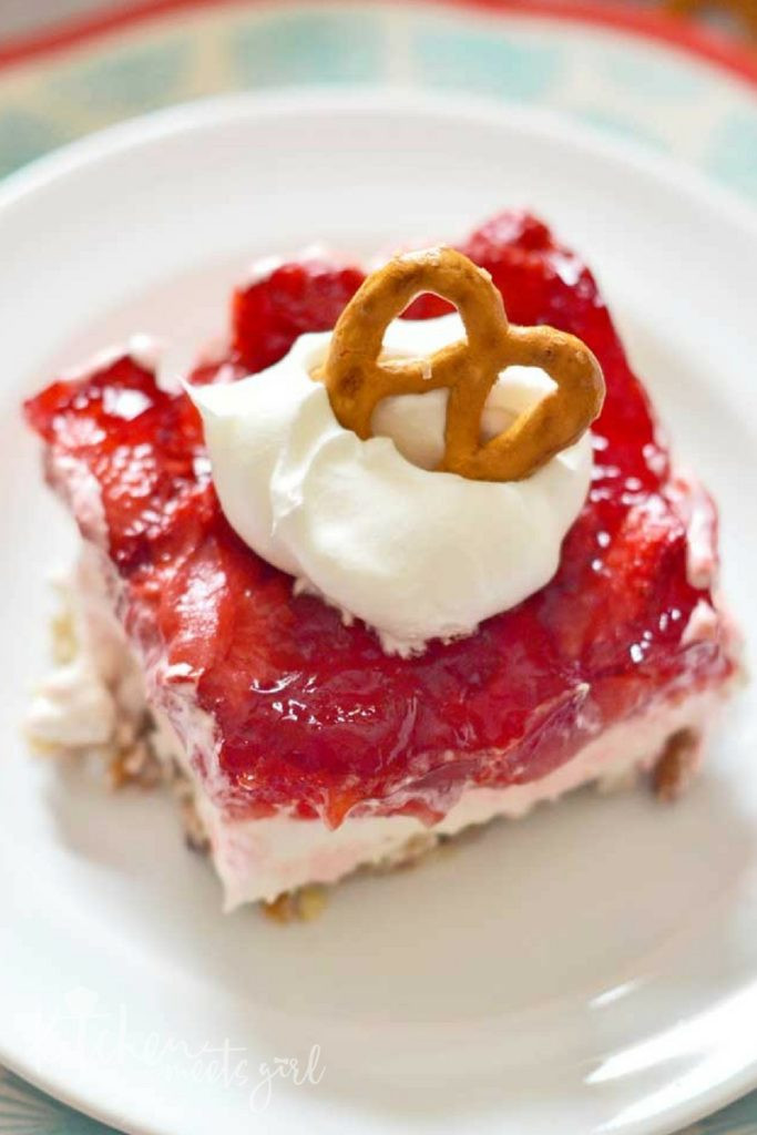 Strawberry Cream Cheese Pretzel Dessert
 Strawberry Pretzel Dessert