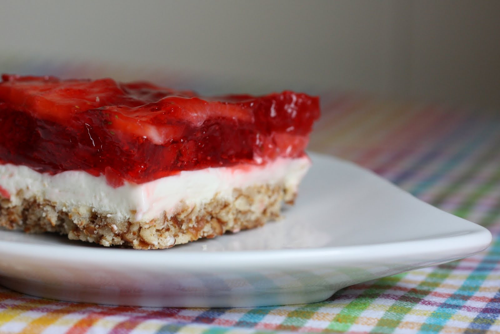 Strawberry Cream Cheese Pretzel Dessert
 BS Recipes Strawberry Pretzel Dessert