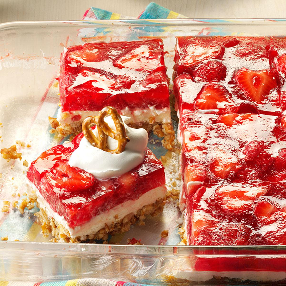 Strawberry Cream Cheese Pretzel Dessert
 Strawberry Pretzel Dessert